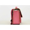 Lederen kleuterboekentas met magneetslot - Rabbit antique pink 